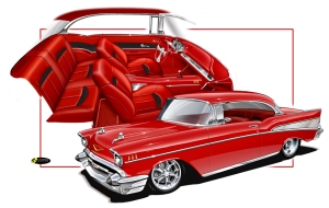 57 Chevy Custom Interior Webers Custom Interiors